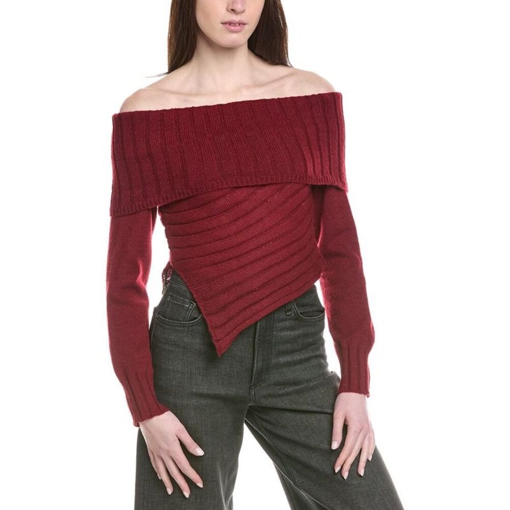 Line & Dot Womens  Betty Sweater, Red